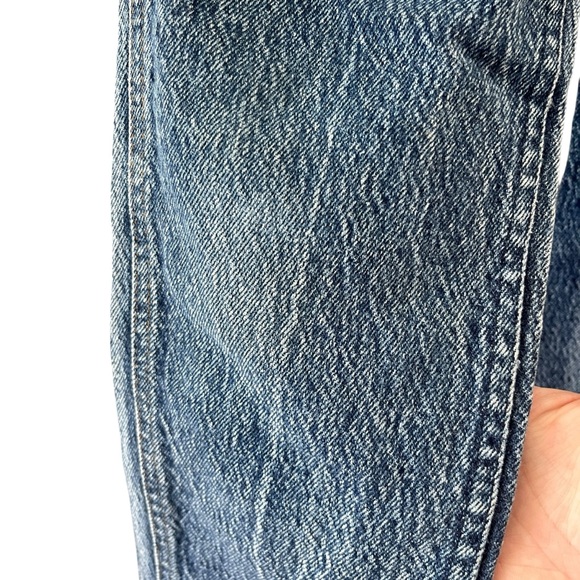 Vintage 90s Lee Kids Jeans Acid Wash Denim Cotton Made in USA Size 12 Reg - Picture 5 of 9